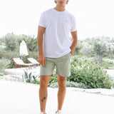 Jude Relaxed Linen Shorts - Sage Green