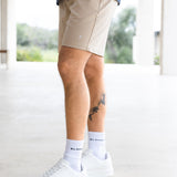 Jude Relaxed Linen Shorts - Tan