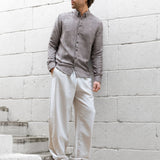Conrad Long Sleeve Textured Shirt - Dark Brown