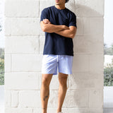 Jonah Relaxed Stripe Shorts - Blue
