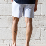 Jonah Relaxed Stripe Shorts - Grey