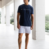 Jonah Relaxed Stripe Shorts - White