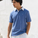 Ander Relaxed Polo Shirt - Blue