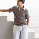 Ander Relaxed Polo Shirt - Brown