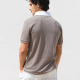 Ander Relaxed Polo Shirt - Brown