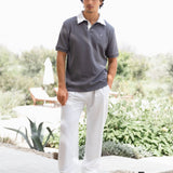 Ander Relaxed Polo Shirt - Grey