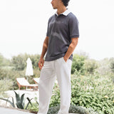 Ander Relaxed Polo Shirt - Grey