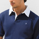 Ander Relaxed Polo Shirt - Navy