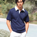 Ander Relaxed Polo Shirt - Navy
