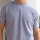 Aidan Relaxed Textured T-Shirt - Purple