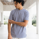 Aidan Relaxed Textured T-Shirt - Purple