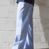 Jonah Relaxed Stripe Trousers - Blue