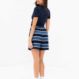 Skye Stripe Shorts - Blue Mix