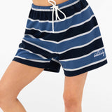 Skye Stripe Shorts - Blue Mix