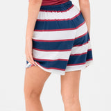 Skye Stripe Shorts - Red Mix