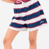 Skye Stripe Shorts - Red Mix