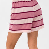 Skye Stripe Shorts - Hot Pink Mix