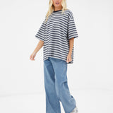 Sasha Stripe T-Shirt - Navy Stripe