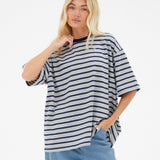 Sasha Stripe T-Shirt - Navy Stripe