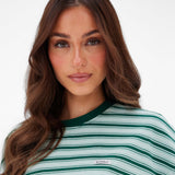 Sasha Stripe T-Shirt - Green Stripe