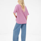 Sasha Stripe T-Shirt - Pink Stripe