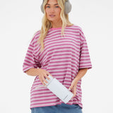 Sasha Stripe T-Shirt - Pink Stripe