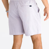 Ezra Relaxed Stripe Shorts - Purple