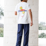 Freddie Relaxed Linen Trousers - Navy