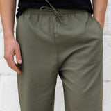 Freddie Relaxed Linen Trousers - Khaki