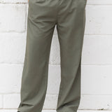 Freddie Relaxed Linen Trousers - Khaki