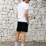 Freddie Relaxed Linen Shorts - Black