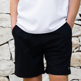 Freddie Relaxed Linen Shorts - Black