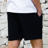 Freddie Relaxed Linen Shorts - Black
