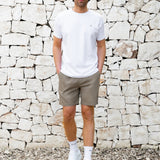 Freddie Relaxed Linen Shorts - Brown