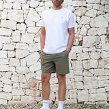 Freddie Relaxed Linen Shorts - Khaki