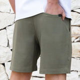 Freddie Relaxed Linen Shorts - Khaki