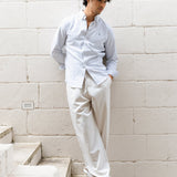 Conrad Long Sleeve Stripe Shirt - Grey