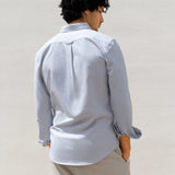 Conrad Long Sleeve Stripe Shirt - Grey