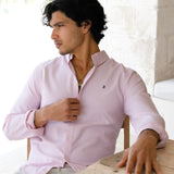 Conrad Long Sleeve Stripe Shirt - Pink
