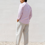 Conrad Long Sleeve Stripe Shirt - Pink