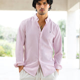 Conrad Long Sleeve Stripe Shirt - Pink