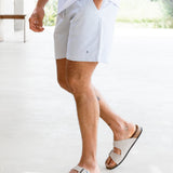 Conrad Relaxed Stripe Shorts - Grey