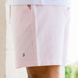 Conrad Relaxed Stripe Shorts - Pink