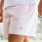 Conrad Relaxed Stripe Shorts - Pink
