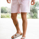 Conrad Relaxed Stripe Shorts - Pink
