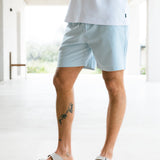 Conrad Relaxed Stripe Shorts - Teal