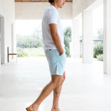 Conrad Relaxed Stripe Shorts - Teal