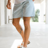 Conrad Relaxed Stripe Shorts - Teal