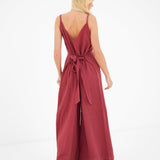 Mila Jumpsuit - Washed Red