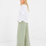 Mila Tie Up Top - White